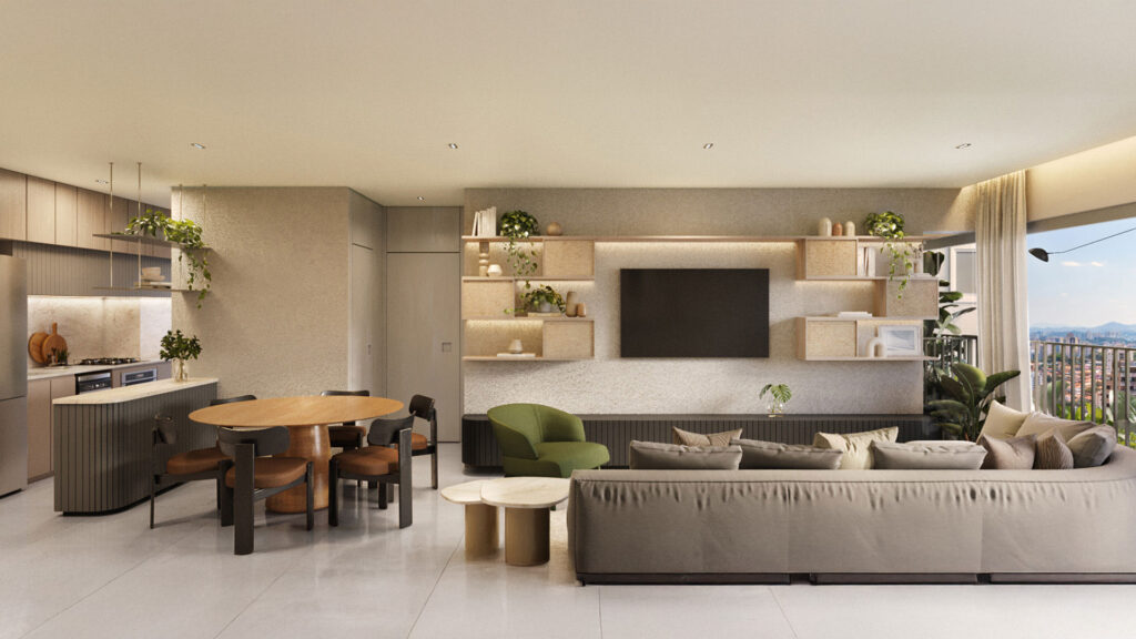 Living 65m²